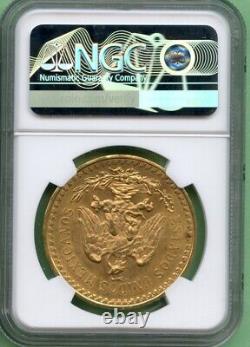 Mexico 1944 Gold 41.6666 Gram Ngc Ms 64 1.2056 Oz 50 Peso