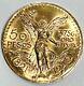 Mexico 1945 Gold 50 Pesos Centenario Coin, 37.5 Grams Of Pure Gold 1.2057 Agw