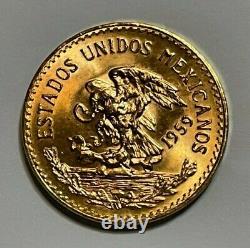 Mexico 1959 Gold 20 Pesos Coin, Aztec Calendar Coin, 20 Grams Pure Gold