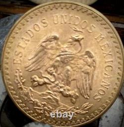 Mexico Gold Centenario, 50 Pesos Gold Coin, 1947, 37.5 Grams Pure Gold