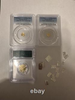 Mixed Gold slabs with fractional silver in description