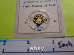 Mount Rushmore Washington Lincoln 2001 Liberia. 73 Grams. 999 Gold Coin Coa #c