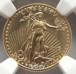 NGC MS 69, 2013 $5, Gold, First release, 1/10-ounce U. S. Mint American Eagle