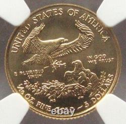 NGC MS 69, 2013 $5, Gold, First release, 1/10-ounce U. S. Mint American Eagle