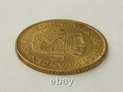 Netherlands 1913 10 Gulden Wilhelmina Gold Coin 4.3 DWT 6.7 Grams