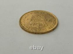 Netherlands 1917 10 Gulden Wilhelmina Gold Coin 4.3DWT 6.7 Grams