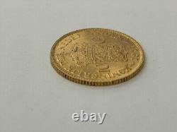 Netherlands 1917 10 Gulden Wilhelmina Gold Coin 4.3DWT 6.7 Grams