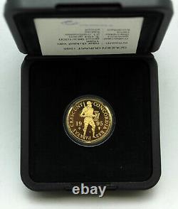 Netherlands 1995 Gold Ducat Proof 3.49 grams in Box with Certificate