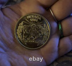 Nevada State Animal Desert Bighorn Sheep Gold Coin 20 grams