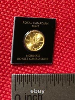 New! 5 x 2022 Canada'MapleGram' Fine Gold 50c Coin Lot in Certified Cards