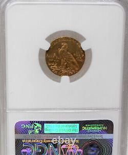 Ngc 1911 $2.5 Au 58 Indian Head Gold Coin You Will Receive The Nice Coin Shown