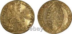 Nice 1722-32 Gold Coin Venice Italy Zecchino Ducat Alvise Mocenigo III KM 517