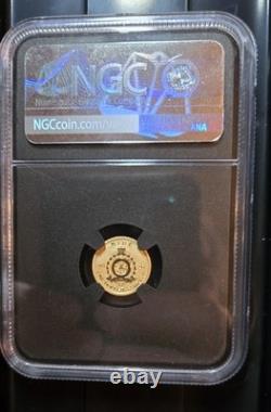 Niue 2026 Gold G$1 Mermaid Coin NGC Reverse PF 70 1 Gram Gold
