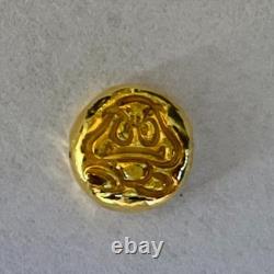 ONE 1 gram GOLD bar. 9999 Goomba hand poured bar mario brothers
