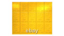 One Gram Gold Snap Bar Breaks into 15 One GR Bars Gold Bullion Precious Metal