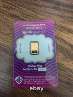 PAMP 1 Gram Willy Wonka, Wonka Bar GOLD Limited Swiss made