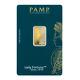 Pamp Lady Fortuna 45th Anniversary Carded 5 Gram Gold Bar