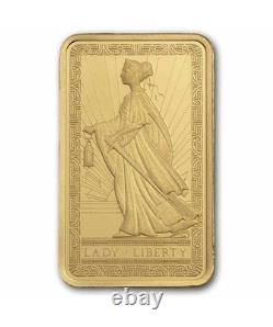PAMP-Lady of Liberty-2.5 gram Gold. 9999 Bar-10k Mintage (Sealed In Assay)