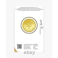 PAMP-MMTC Love Forever 5 Gram 24K. 9999 Fine Colorized Gold Coin In Assay