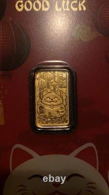 PAMP SUISSE? 1 Gram Gold Lucky Cat Mintage 3,000 IN HAND-FAST SHIP WORLDWIDE