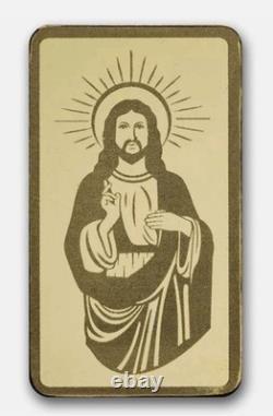 PAMP Suisse 1 gram Gold Bar Blessings of Jesus Christ. 9999 Fine Dove Cross TEP