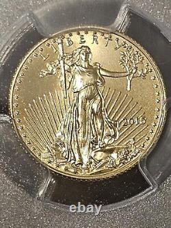 PCGS 2015 $5 Gold Eagle First Strike Wide Reed Make An Offer