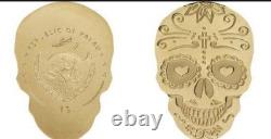 Palau 0.5 Gram. 9999 Gold La Cantina Skull Shaped Coin? COMES IN CAP withCOA