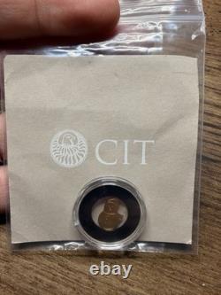 Palau 0.5 g gold $1 coin minted by CIT/B. H. Mayer, 0.9999 fine