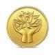 Pamp Mmtc Lotus 4 Gram 999.9 Fine Gold Round Large Card Assay
