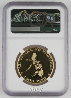 Philippines 1976 20 Gram 90% Gold 1500 Piso Proof Coin NGC PF68 I. M. F. Meeting