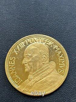 Pope John XXIII 98.61% 7 Gram Gold Medal International Numismatics Establishment