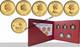 Qe Ii Portraits On Sovereign 5 Coin Collection 1/1000 999 Gold