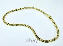 ROBERTO COIN 18k Yellow Gold Woven Necklace 34.6 Grams