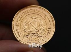 RUSSIE pièce Or 1 Chervonetz 10 Roubles 1976 OR 8,6026 gramme // USSR GOLD COIN