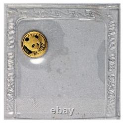 Random Year 10 Yuan People's Republic Of China 1g. 999 Gold Panda Coin Sealed