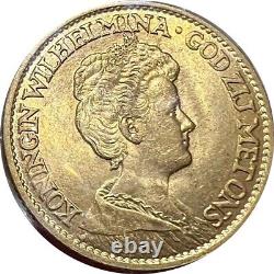 Random Year Netherlands 10 Gulden Gold Coin. 1947 oz Circ