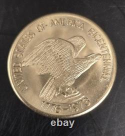 Rare 1776-1976 Bicentennial George Washington. 500 Fine Gold Coin 2.4 grams
