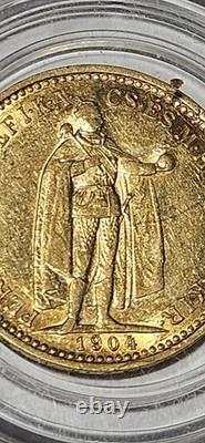 Rare 1904 Hungary 10 Korona Gold Coin Tough Date