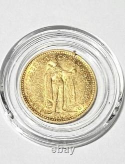 Rare 1904 Hungary 10 Korona Gold Coin Tough Date