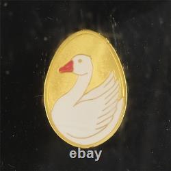 Rare 2025 Niue $1 Golden Goose Egg 1g Gold NGC RP-70 FDOI Red Core EDC Label