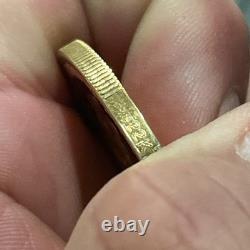 Rare Real Currency Gold Coin 33 Grams. 999 Fine