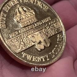 Rare Real Currency Gold Coin 33 Grams. 999 Fine