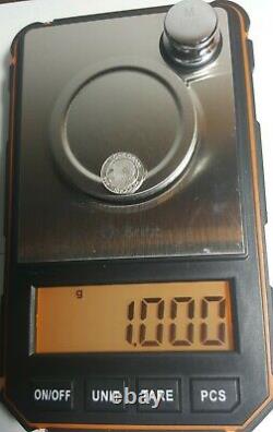 Rhodium Bullion Coin Rarer Than Gold Platinum Palladium Bar 1 Gram 999 Pure