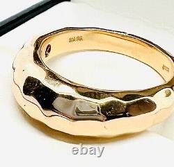 Roberto Coin 18K Rose Gold Ladies Dome Ring Size 6.5 / 7.9 grams