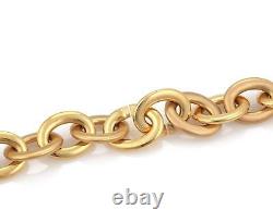 Roberto Coin 18k Pink Gold Large Oval Link Chain Long Necklace 160 grams 39L