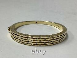 Roberto Coin. 18k Yellow Gold Bracelet. Diamonds 46.8 Grams. Signed