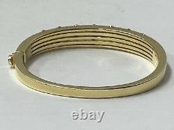 Roberto Coin. 18k Yellow Gold Bracelet. Diamonds 46.8 Grams. Signed