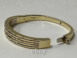 Roberto Coin. 18k Yellow Gold Bracelet. Diamonds 46.8 Grams. Signed