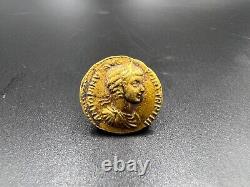 Roman Gold Coin 17 k 4 Grams Jewelry Necklace Pendant Collectables