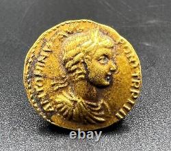 Roman Gold Coin 17 k 4 Grams Jewelry Necklace Pendant Collectables